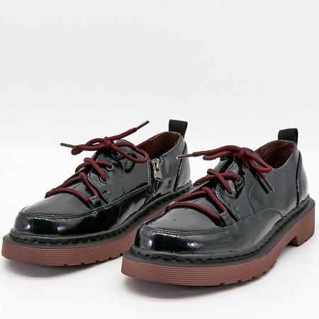 Туфли  Betsy  синий  кожа лаковая искусств. Z-100041 фото в интернет-магазине | Omadey.ru