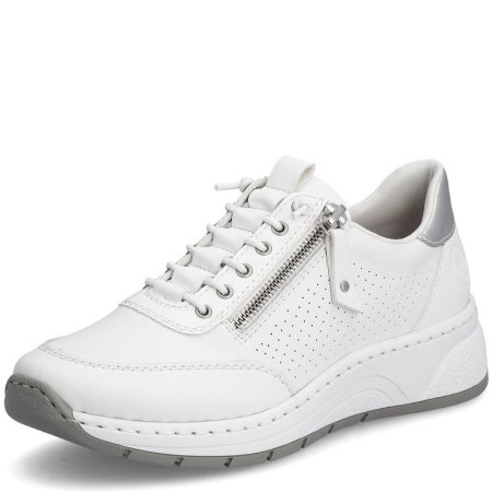 Кроссовки  Rieker  белый  кожа/кожа искусств. F-400025 фото в интернет-магазине | Omadey.ru