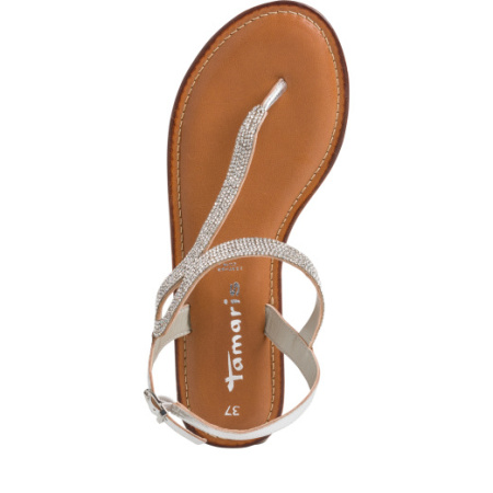 Сандалии  Tamaris  серебряный  кожа F-100409 фото в интернет-магазине | Omadey.ru Сандалии  Tamaris  серебряный  кожа F-100409 фото в интернет-магазине | Omadey.ru