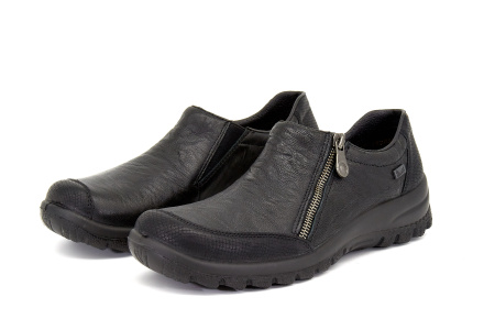 Полуботинки  Rieker  черный  кожа/кожа искусств. Z-8267 фото в интернет-магазине | Omadey.ru