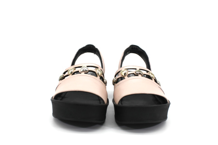 Босоножки  Dakkem  пудра  кожа F-7656 фото в интернет-магазине | Omadey.ru