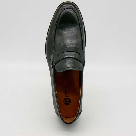 Туфли  Pavi  черный  кожа F-90612 фото в интернет-магазине | Omadey.ru