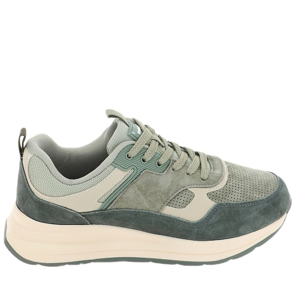 Фото Кроссовки  Baden  зеленый  кожа F-400234