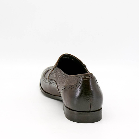 Туфли  Romitan  коричневый  кожа Z-100688 фото в интернет-магазине | Omadey.ru