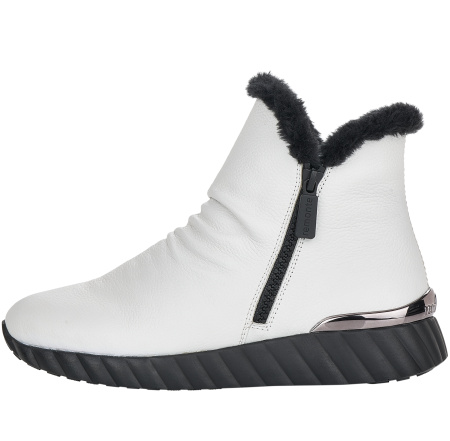 Ботинки  Remonte  белый  кожа/текстиль Z-90222 фото в интернет-магазине | Omadey.ru