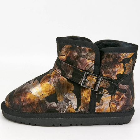 Ботинки  Ridlcat  бронзовый  кожа Z-89167 фото в интернет-магазине | Omadey.ru