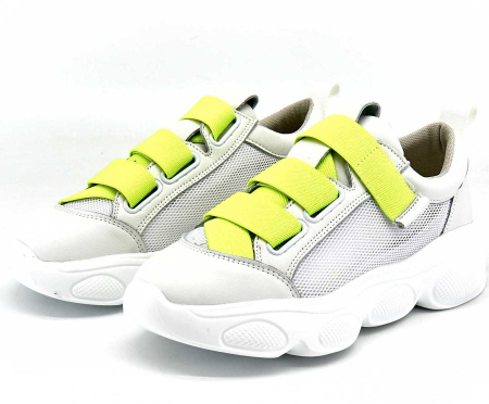 Кроссовки  Baden  зеленый  композиц.кожа F-80544 фото в интернет-магазине | Omadey.ru