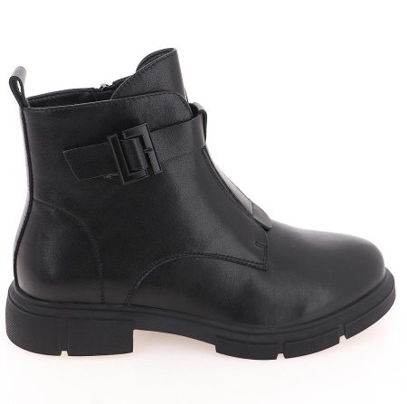 Ботинки  Baden  черный  кожа Z-400467 фото в интернет-магазине | Omadey.ru