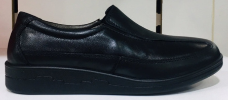 Туфли  Esse  черный  кожа Z-89241 фото в интернет-магазине | Omadey.ru