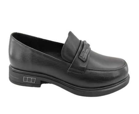 Туфли  El Tempo  черный  кожа Z-400269 фото в интернет-магазине | Omadey.ru