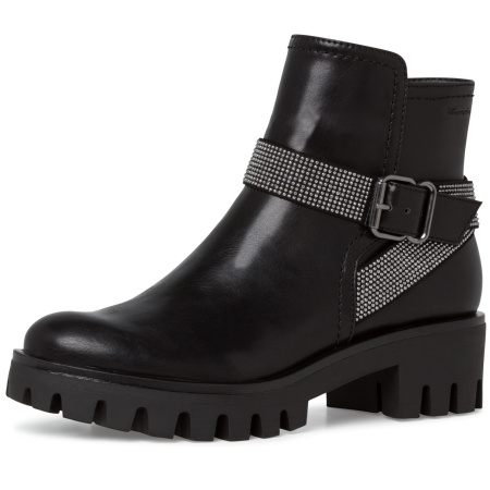 Ботинки  Tamaris  черный  иск. материал Z-100059 фото в интернет-магазине | Omadey.ru