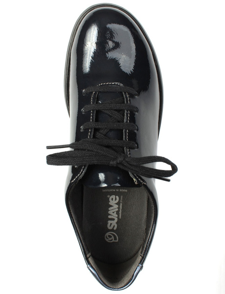 Фото Полуботинки  Suave синий кожа Z-400794