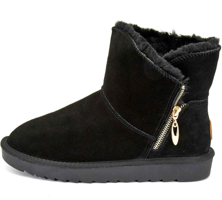 Полусапоги  Keddo  черный  замша Z-8616 фото в интернет-магазине | Omadey.ru