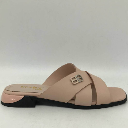 Сабо  Rovigo  пудра  кожа F-90829 фото в интернет-магазине | Omadey.ru