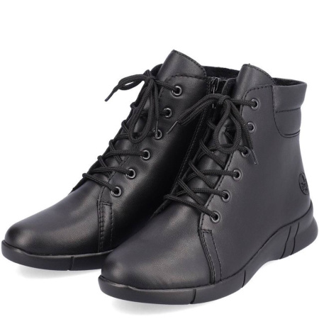 Ботинки  Rieker  черный  кожа/кожа искусств. Z-300113 фото в интернет-магазине | Omadey.ru