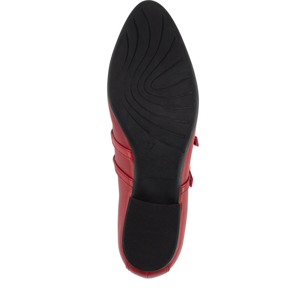 Фото Балетки  Marco Tozzi  красный  кожа F-401003