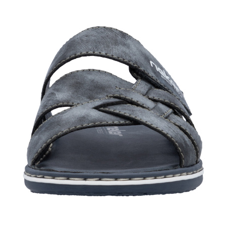 Шлепанцы  Rieker  синий  кожа искусств. F-400065 фото в интернет-магазине | Omadey.ru