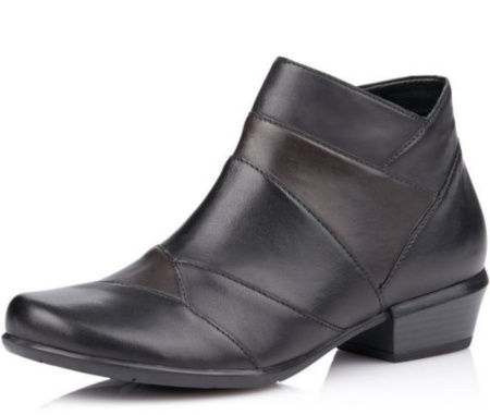 Ботинки  Remonte  черный  кожа/кожа искусств. Z-89142 фото в интернет-магазине | Omadey.ru