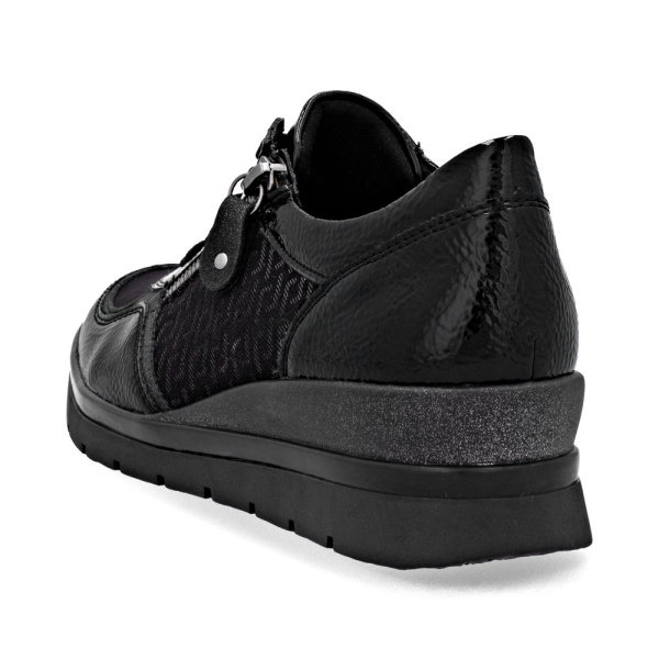 Фото Туфли  Remonte  черный  кожа искусств./текстиль Z-400839 Фото Туфли  Remonte  черный  кожа искусств./текстиль Z-400839