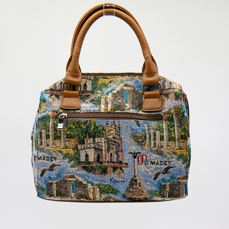 Сумка женская Omadey бежевый гобелен c10862 фото в интернет-магазине | Omadey.ru