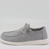 Мокасины  женские MYSET  серый  текстиль F-81178 фото в интернет-магазине | Omadey.ru