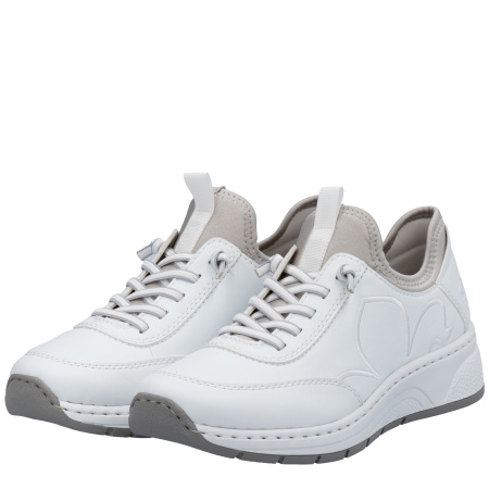 Кроссовки Rieker белый кожа искусств./текстиль F-400028 фото в интернет-магазине | Omadey.ru