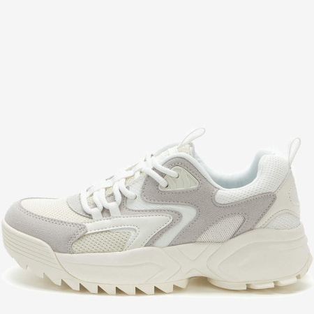 Кроссовки  женские Crosby  белый  сетка/замша F-80700 фото в интернет-магазине | Omadey.ru