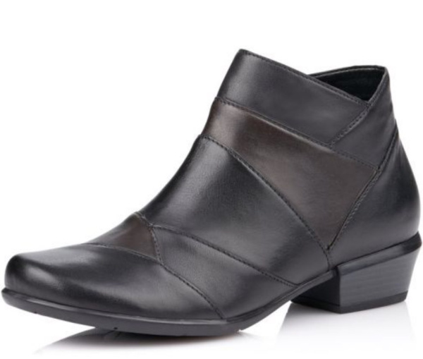 Фото Ботинки  Remonte  черный  кожа/кожа искусств. Z-89142