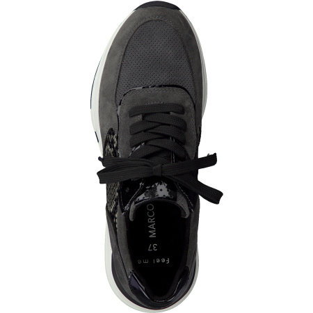 Кроссовки  женские Marco Tozzi  серый  кожа Z-90279 фото в интернет-магазине | Omadey.ru