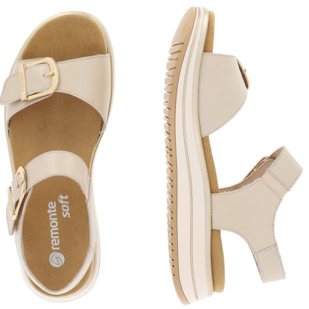 Босоножки  Remonte  белый  кожа F-400152 фото в интернет-магазине | Omadey.ru