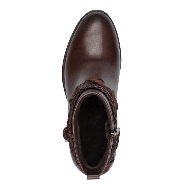 Фото Ботинки  Marco Tozzi  коричневый  кожа Z-401014