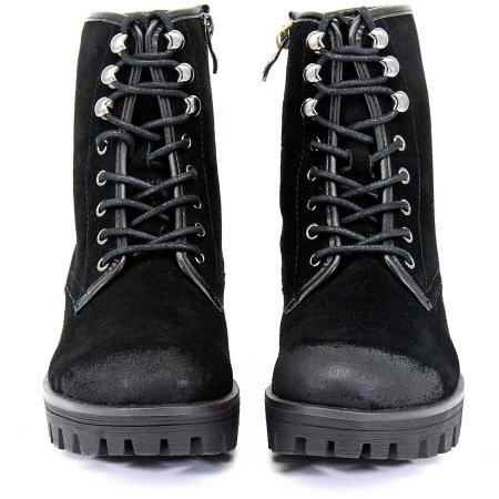 Ботинки  Keddo  черный  замша Z-8632 фото в интернет-магазине | Omadey.ru