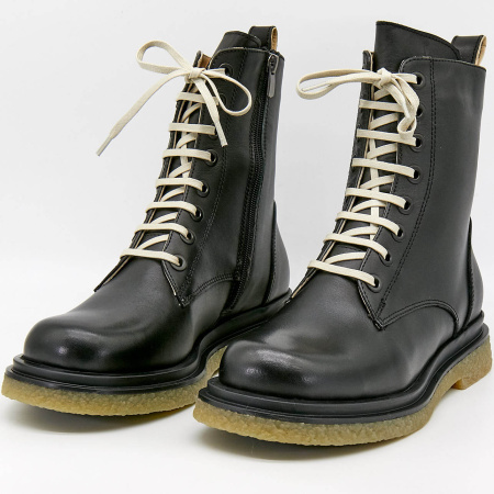 Ботинки  Dakkem  черный  кожа Z-100403 фото в интернет-магазине | Omadey.ru