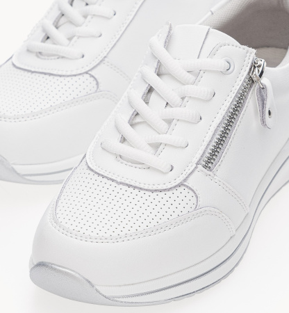 Кроссовки  Baden  белый  кожа  F-400990 фото в интернет-магазине | Omadey.ru