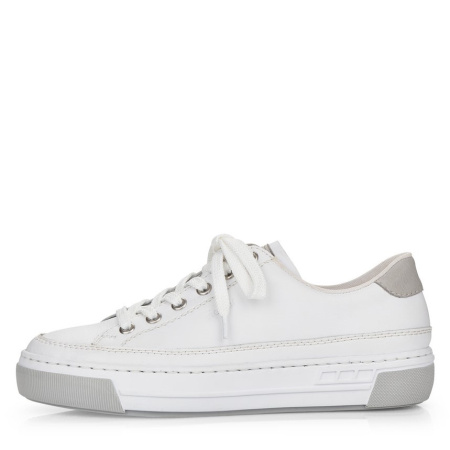 Кеды  Rieker  белый  кожа/кожа искусств. F-300159 фото в интернет-магазине | Omadey.ru