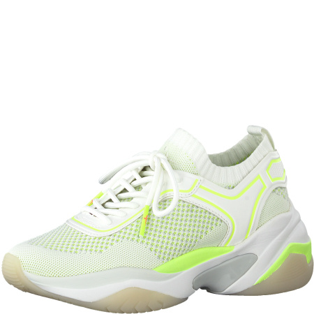 Кроссовки  Tamaris  белый  текстиль F-80062 фото в интернет-магазине | Omadey.ru