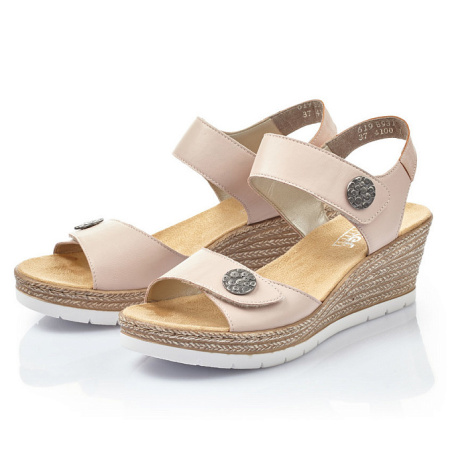 Босоножки  Rieker  розовый  кожа/кожа искусств. F-100643 фото в интернет-магазине | Omadey.ru Босоножки  Rieker  розовый  кожа/кожа искусств. F-100643 фото в интернет-магазине | Omadey.ru