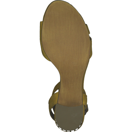 Босоножки  Marco Tozzi  желтый  текстиль F-80802 фото в интернет-магазине | Omadey.ru
