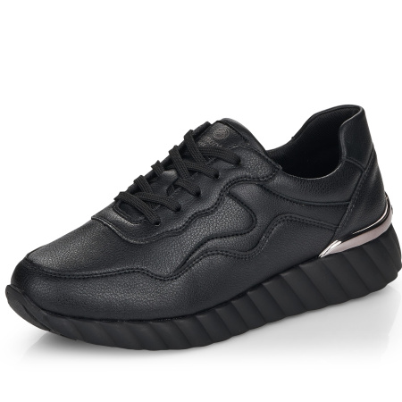 Кроссовки  Remonte  черный  кожа/кожа искусств. F-100107 фото в интернет-магазине | Omadey.ru