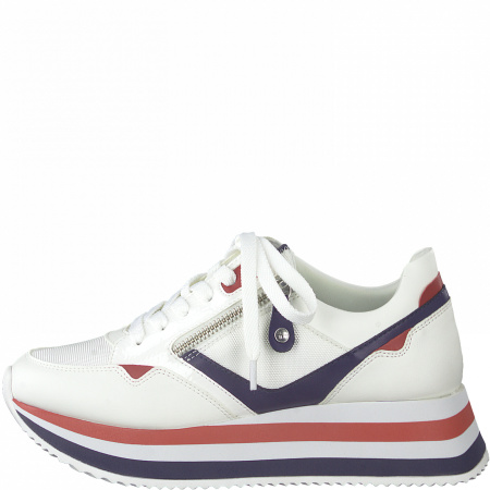 Кроссовки  Tamaris  белый  иск. материал F-90740 фото в интернет-магазине | Omadey.ru