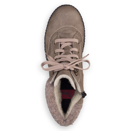 Ботинки  Rieker  бежевый  кожа искусств./текстиль Z-100512 фото в интернет-магазине | Omadey.ru