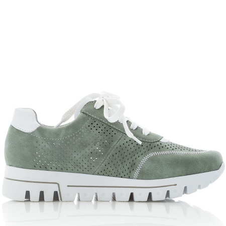 Кроссовки  Rieker  зеленый  кожа искусств. F-90459 фото в интернет-магазине | Omadey.ru