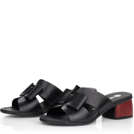 Шлепанцы  Remonte  черный  кожа F-400199 фото в интернет-магазине | Omadey.ru