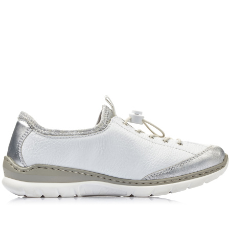 Кроссовки  Rieker  белый  кожа искусств./текстиль F-200055 фото в интернет-магазине | Omadey.ru