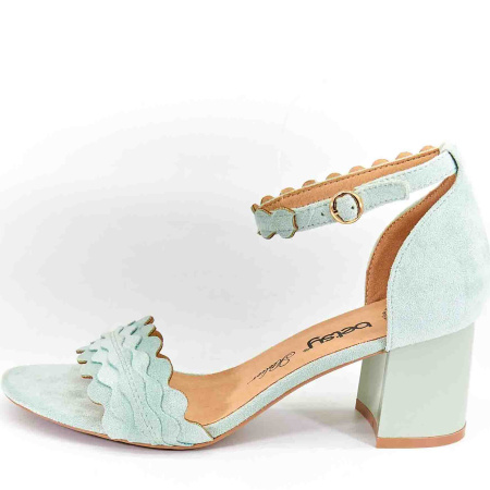 Босоножки  Betsy  зеленый  замша искусств. F-80592 фото в интернет-магазине | Omadey.ru