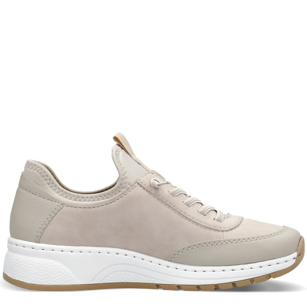 Фото Кроссовки  Rieker  бежевый  кожа искусств./текстиль F-400027 Фото Кроссовки  Rieker  бежевый  кожа искусств./текстиль F-400027