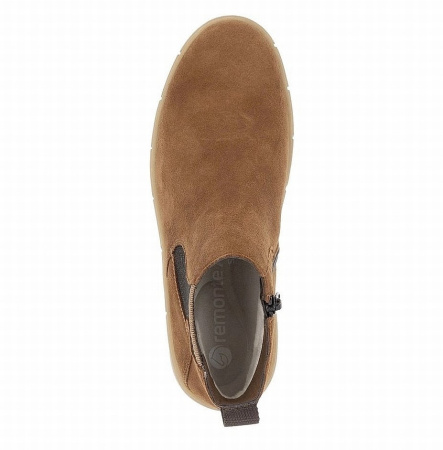 Ботинки  Remonte  коричневый  кожа Z-400052 фото в интернет-магазине | Omadey.ru