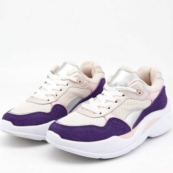 Фото Кроссовки  Evita  розовый  кожа/текстиль F-80639