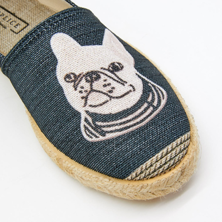 Слипоны  Semplice  черный  текстиль F-90922 фото в интернет-магазине | Omadey.ru