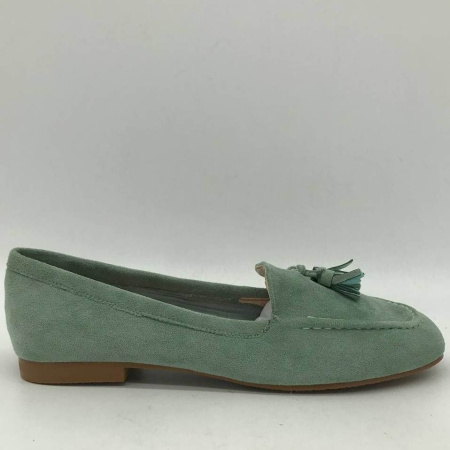 Туфли  MYSET  мятный  текстиль F-90950 фото в интернет-магазине | Omadey.ru